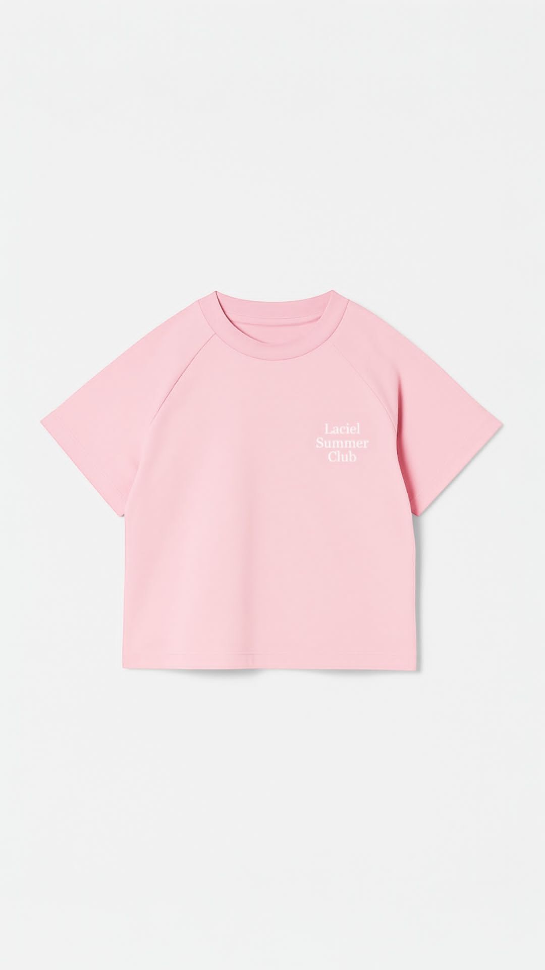 Laci'el Paris Pembe Unisex Çocuk Tshirt
