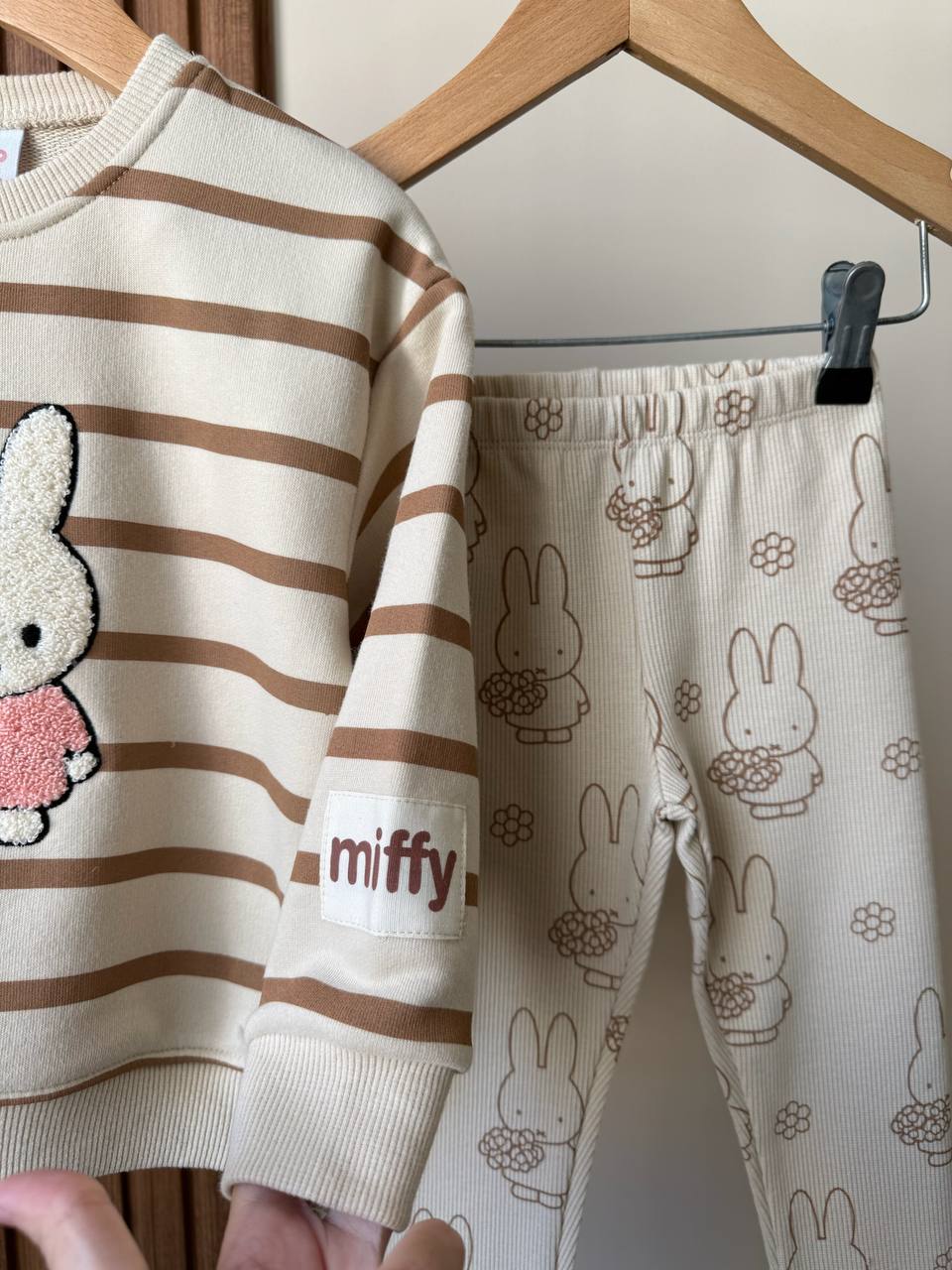 Miffy Çizgi Detay Pamuklu Takım