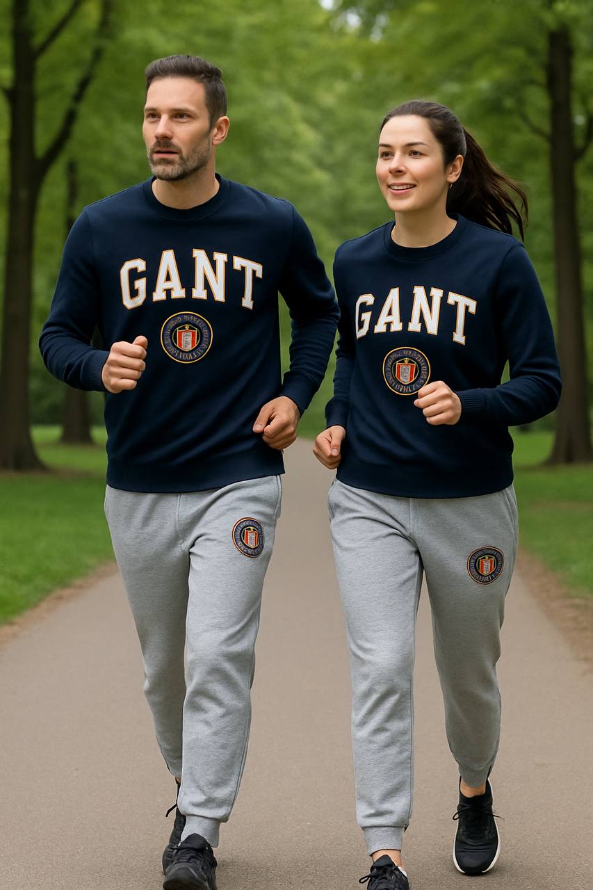 Gant İthal Unisex Yetişkin 3 İp Şardonlu Pamuklu Takım 