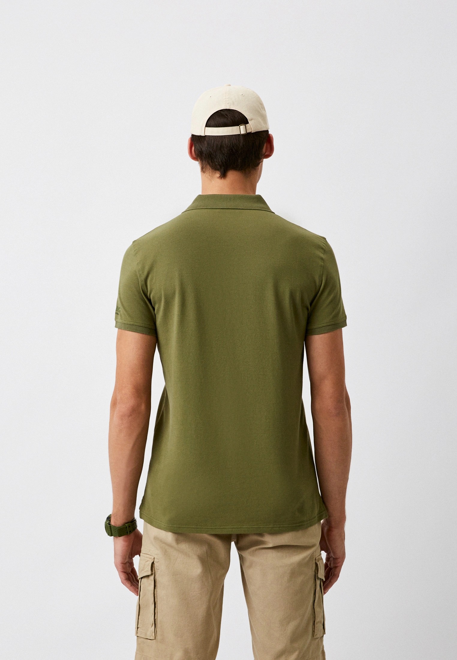 Men's Basic Polo - Haki