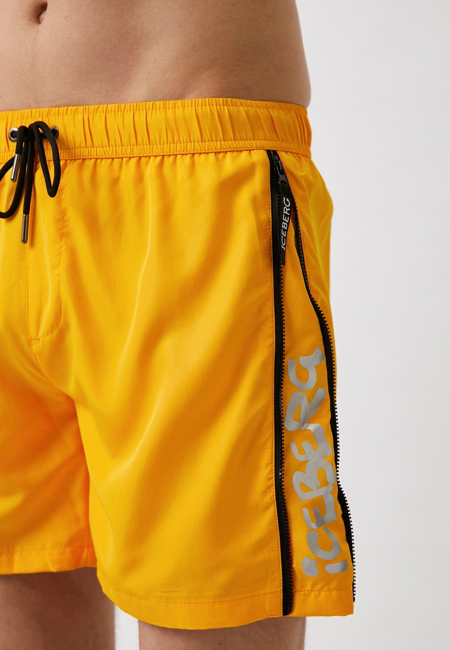 Men's Side-Zip Swim Trunk - Sarı