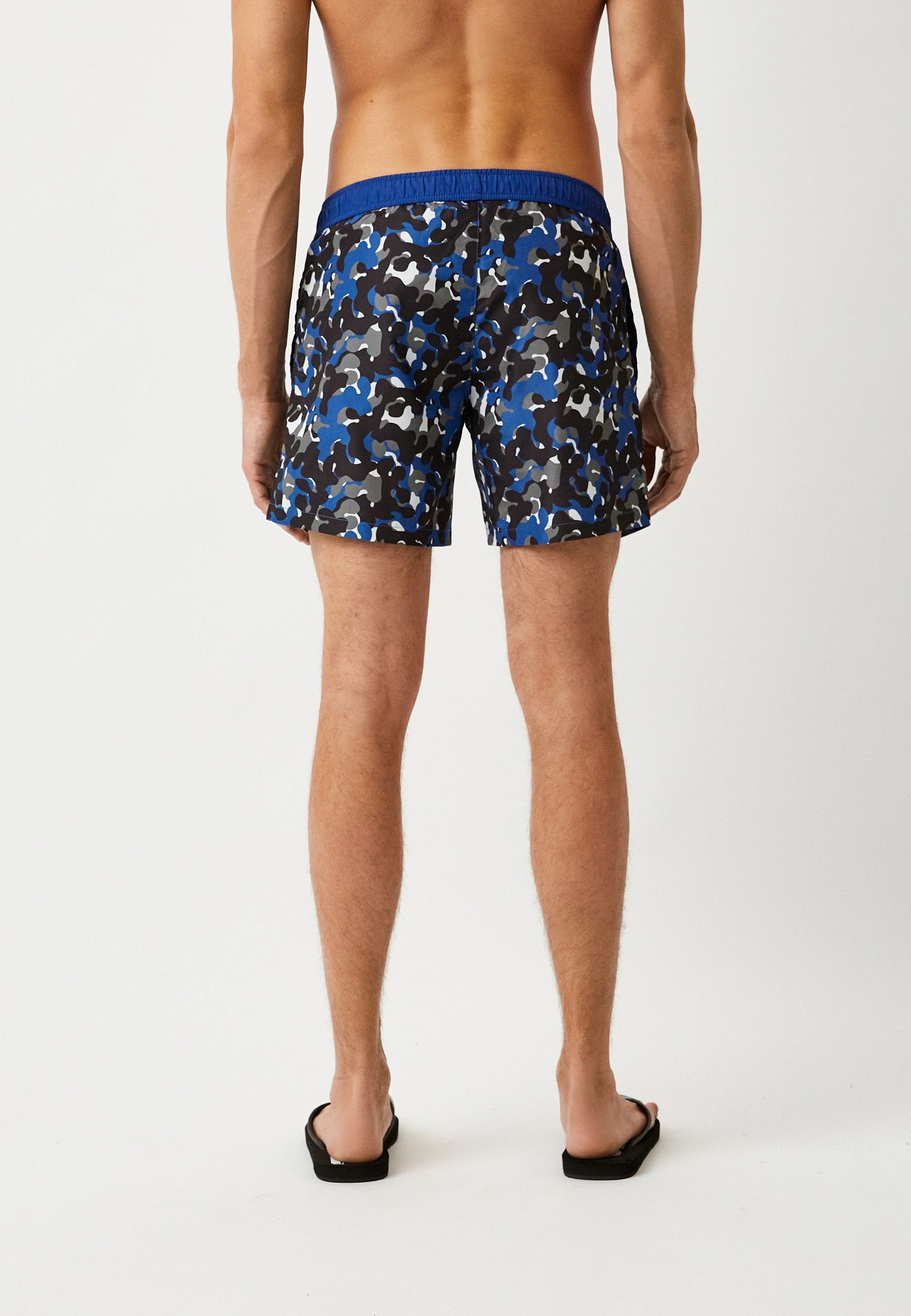 Men's Camo Swim Trunk - Navy