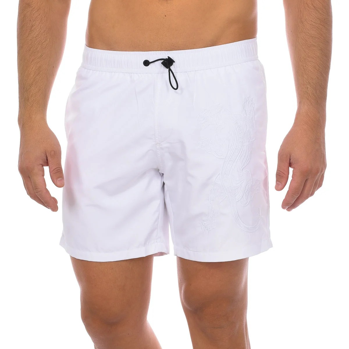 Men's Dragon Swim Shorts - Beyaz