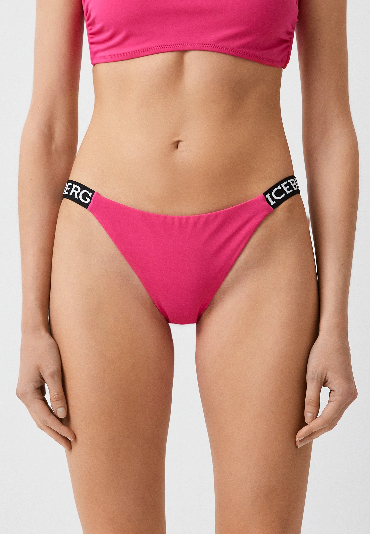 Şerit Logolu Bikini Altı - Pembe