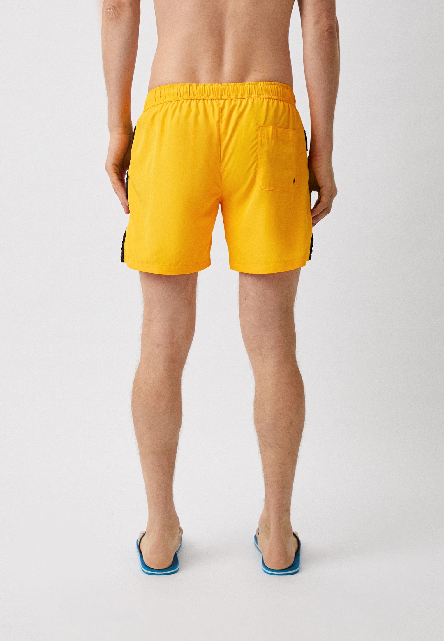 Men's Side-Zip Swim Trunk - Sarı