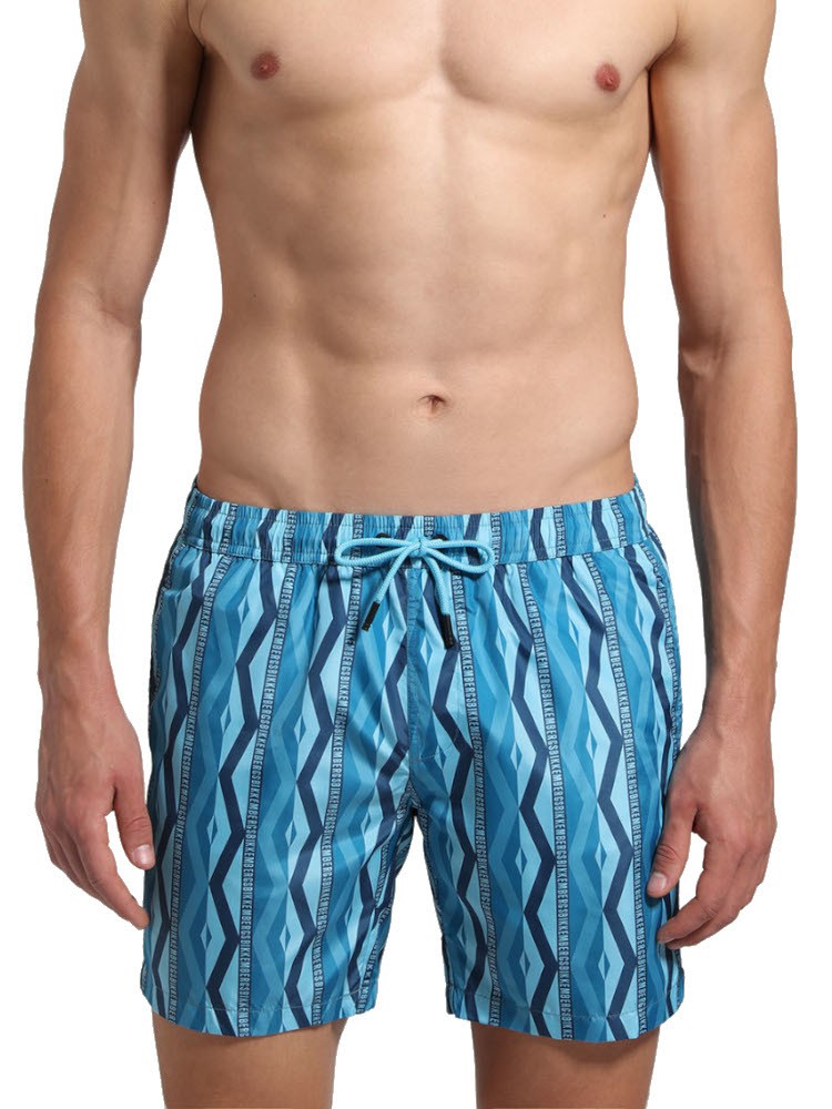 Men's Patterned Swim Shorts