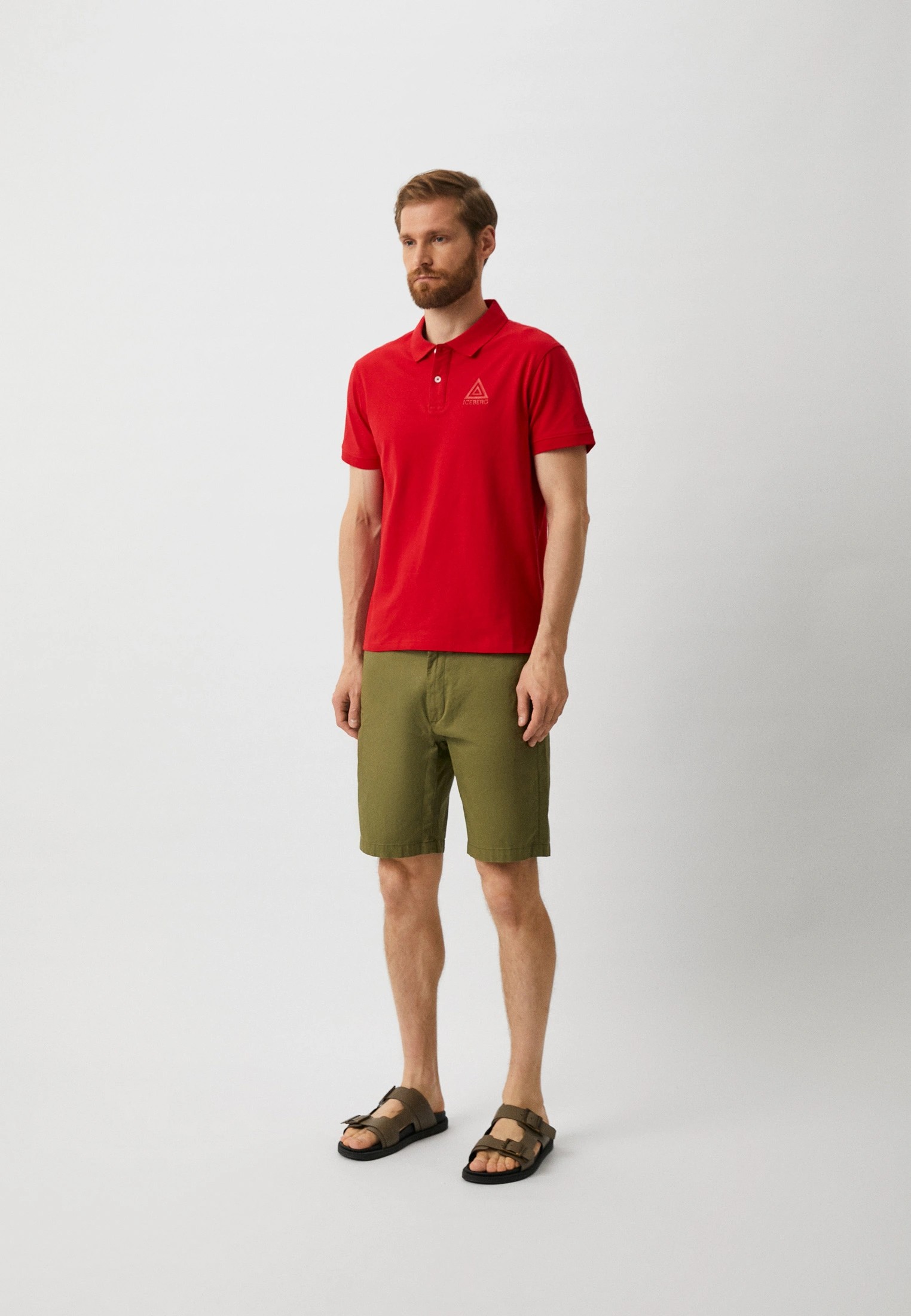 Men's Basic Polo - Kırmızı