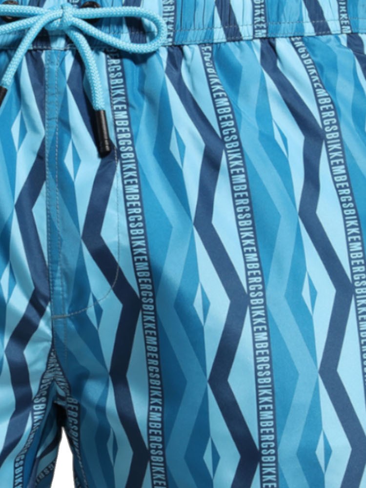 Men's Patterned Swim Shorts