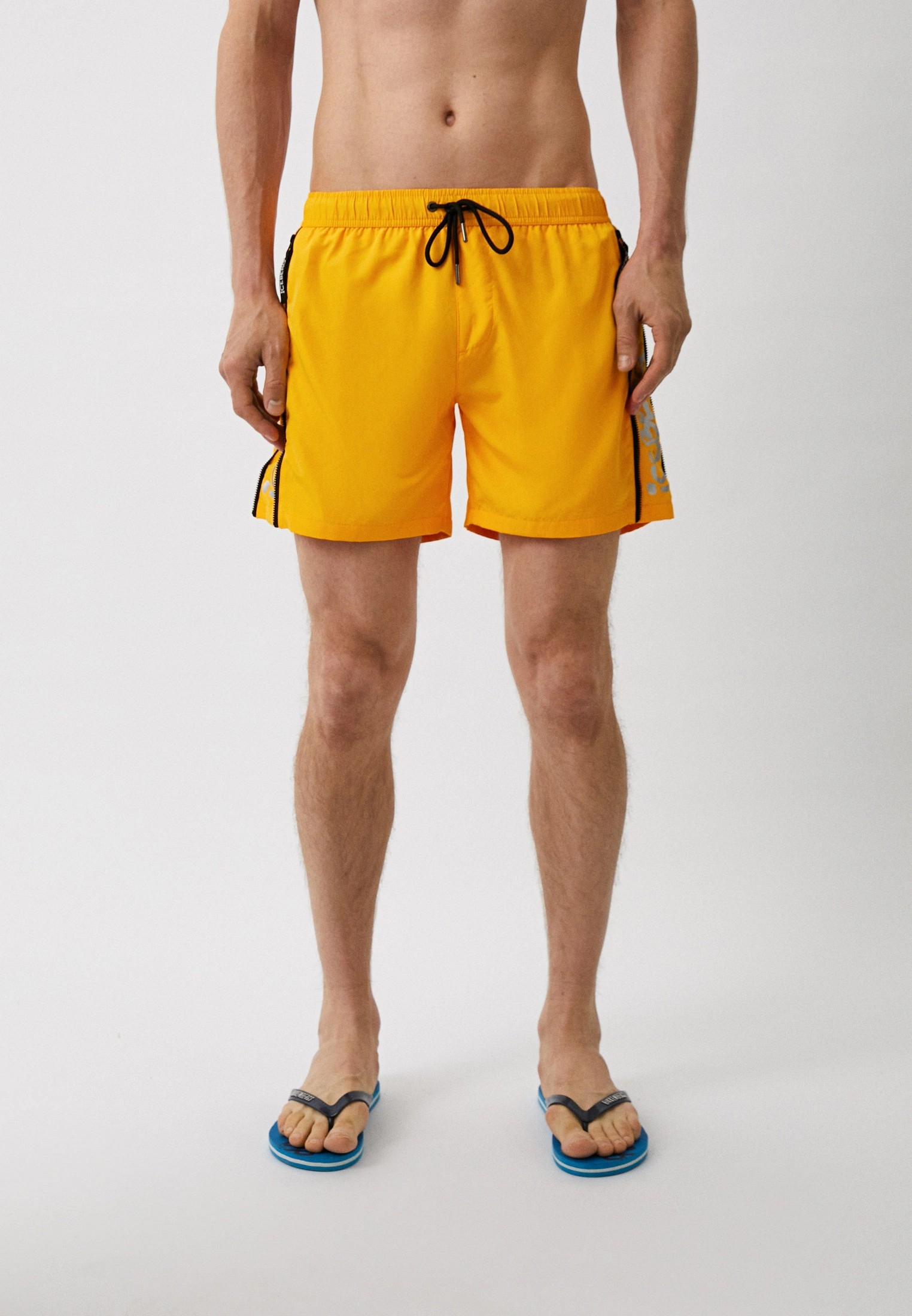 Men's Side-Zip Swim Trunk - Sarı