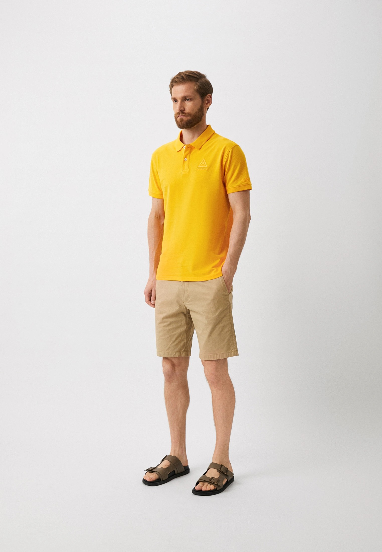 Men's Basic Polo - Sarı