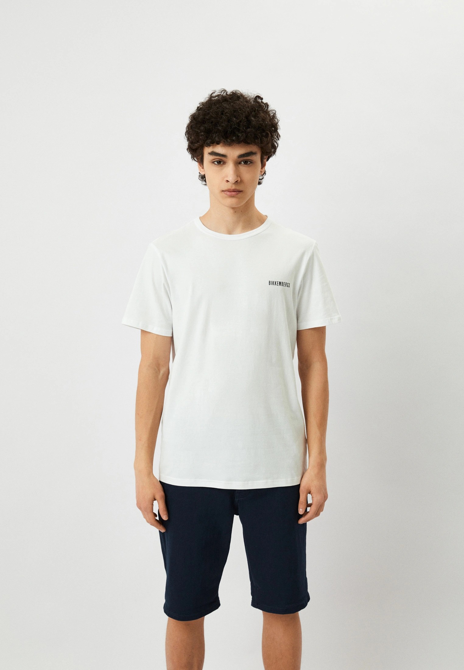 Men's Crewneck T-Shirt - Beyaz