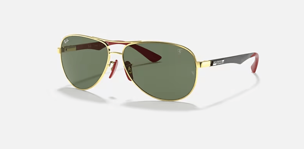 Gold Metal/Green Lenses