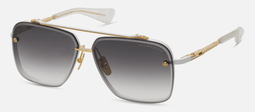 Matte White - Yellow Gold