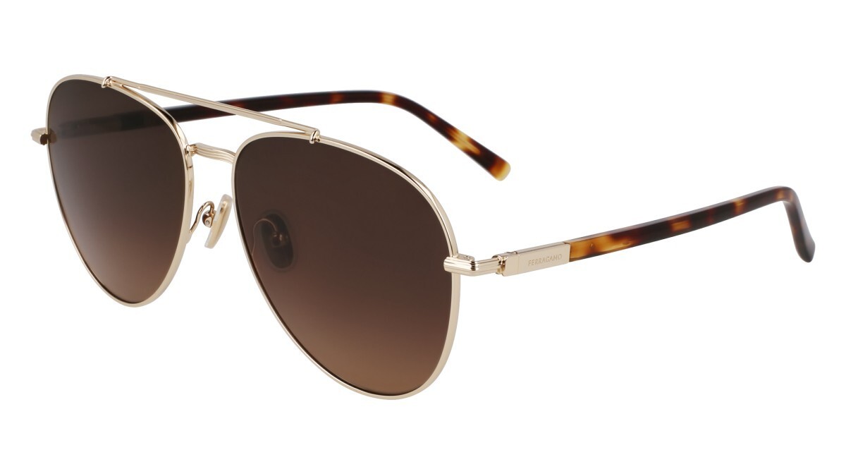 Gold with Brown Gradient lenses