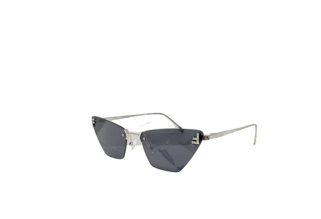Silver Metal/Black Lenses