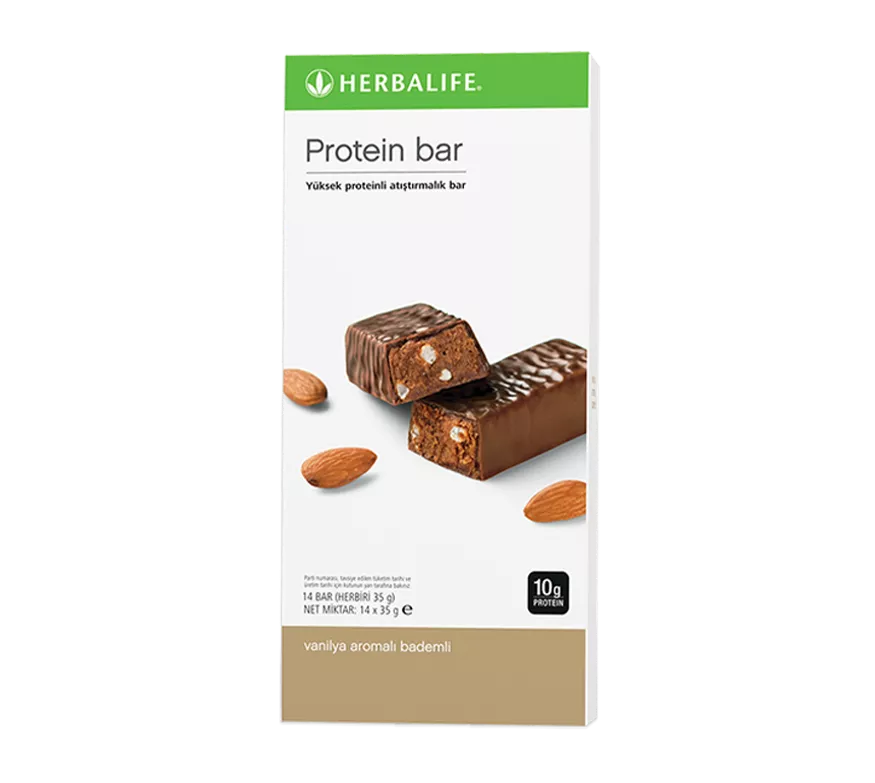 Protein Bar 14'lü paket - Vanilya Aromalı Bademli