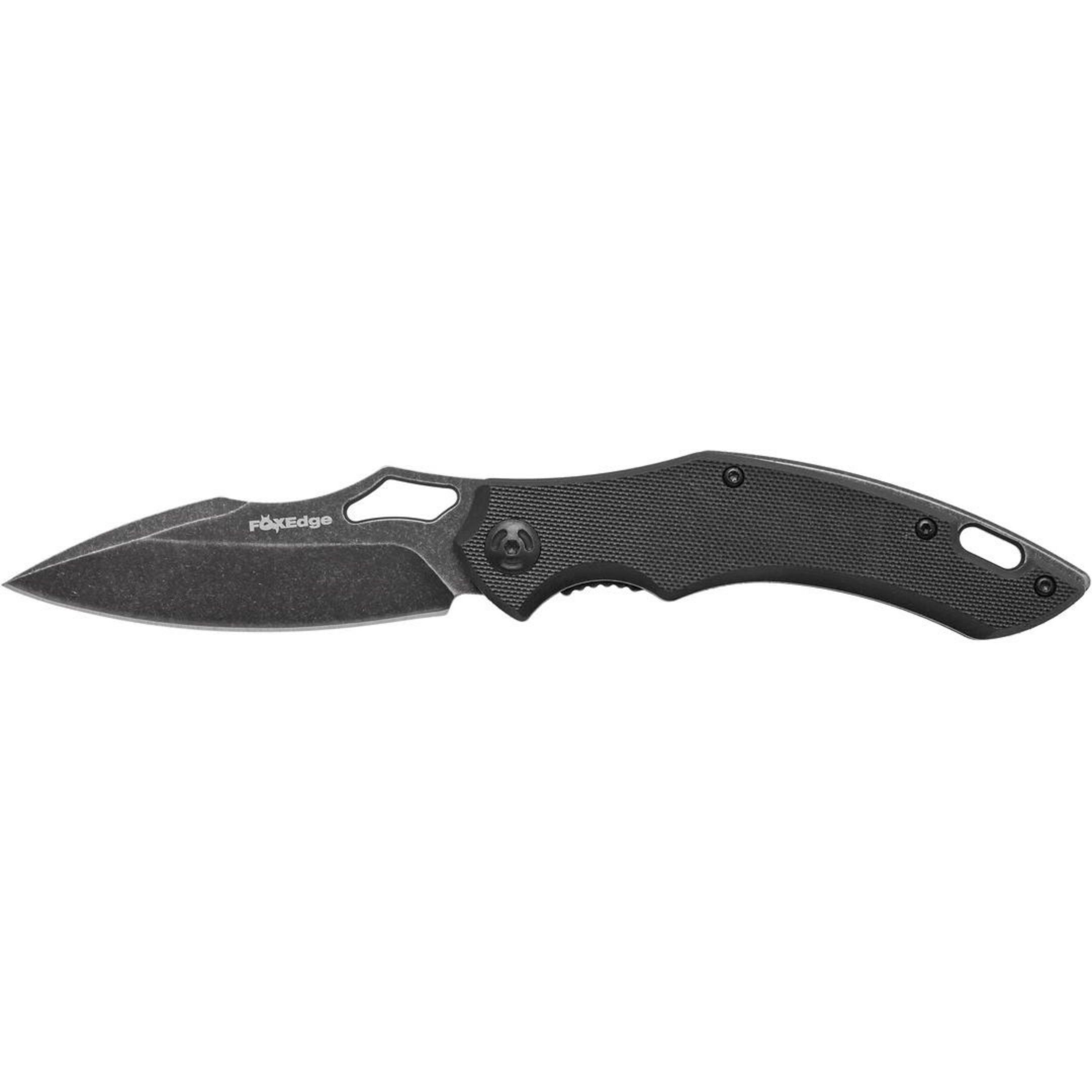 Fox Edge Sparrow Black Blade Black G10 Çakı