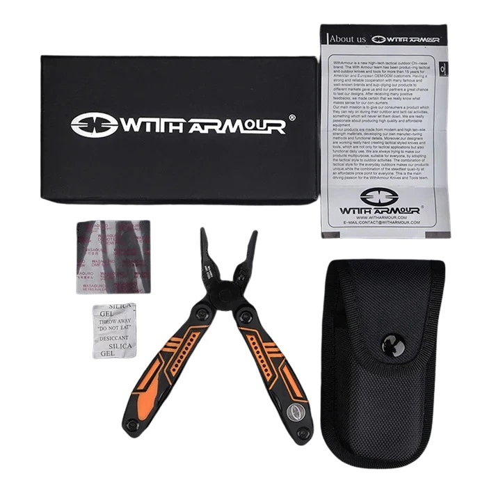 WithArmour® Ranger Black-Orange Katlanır Pense