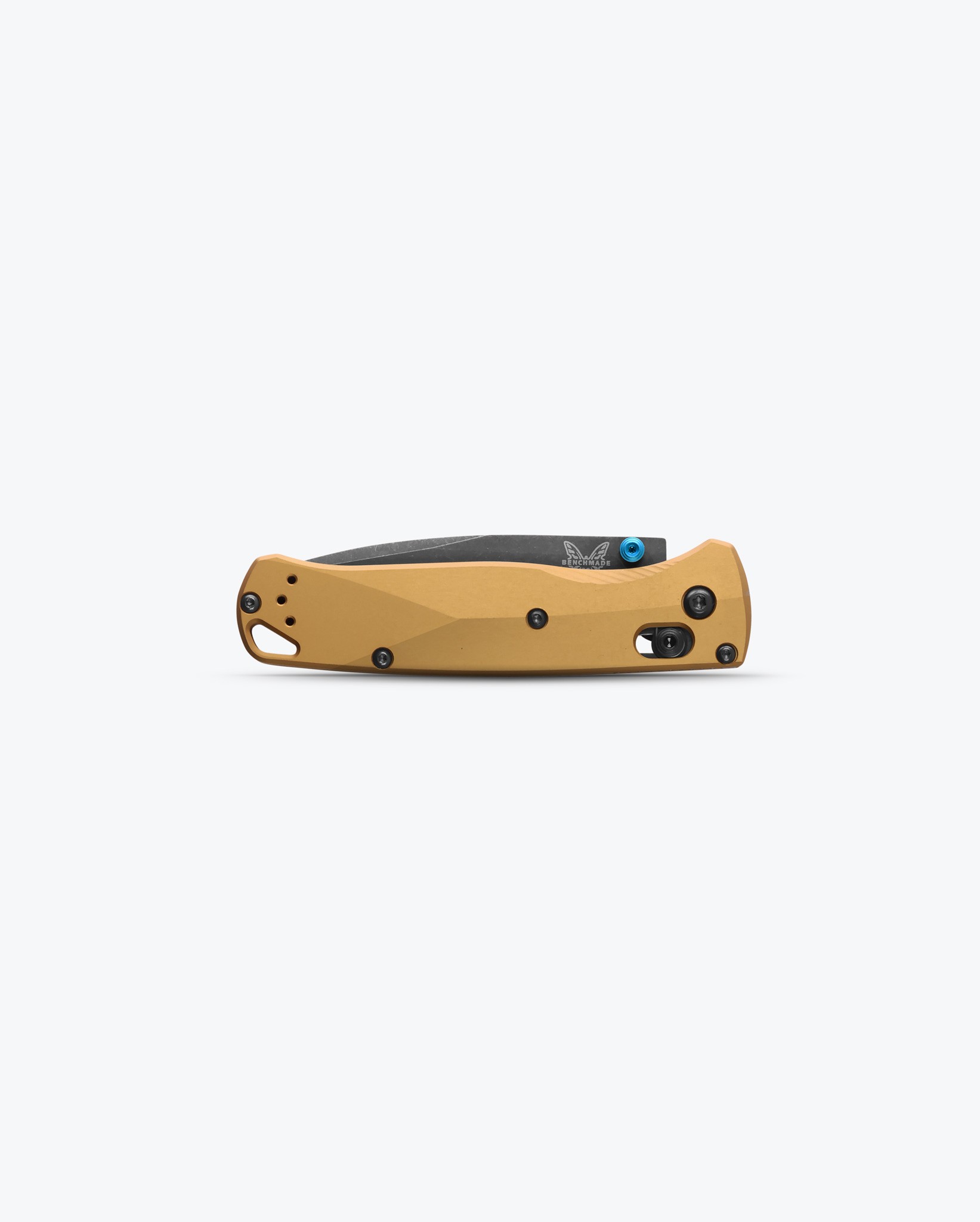 Benchmade Bugout® Burnt Brass Aluminium Battlewash M390 Çakı