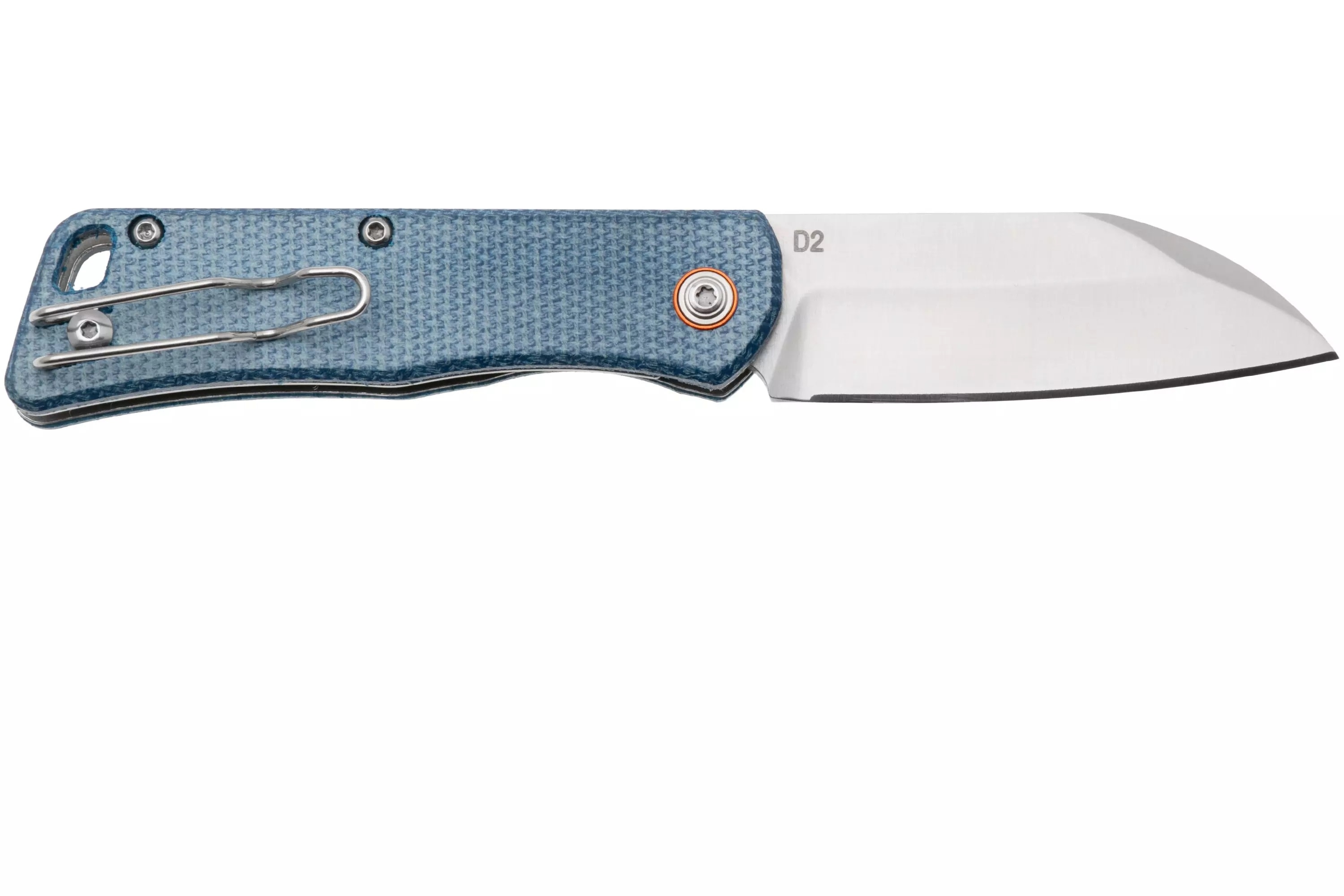 Black Fox Teeny Blue Micarta Satin D2 Çakı