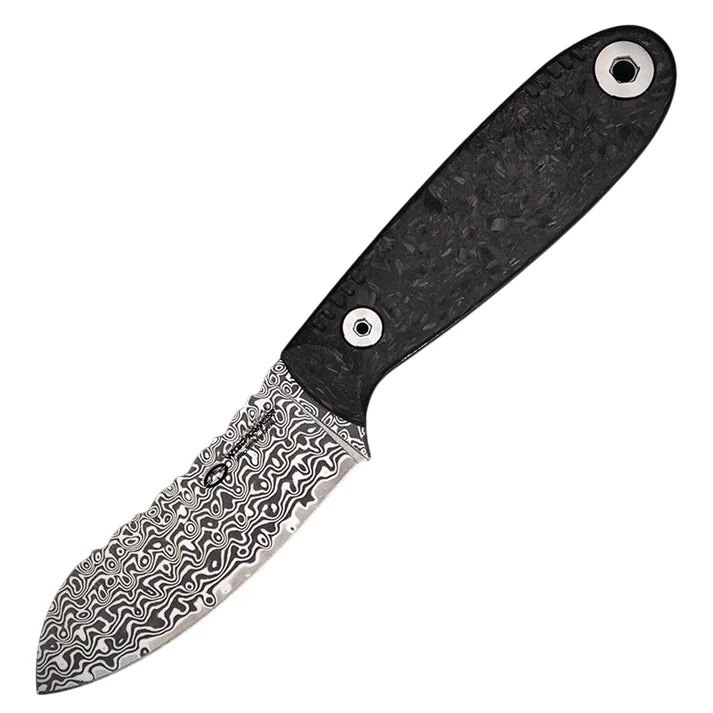 WithArmour® Professional NessMuk² Carbon Fiber Damascus Bıçak