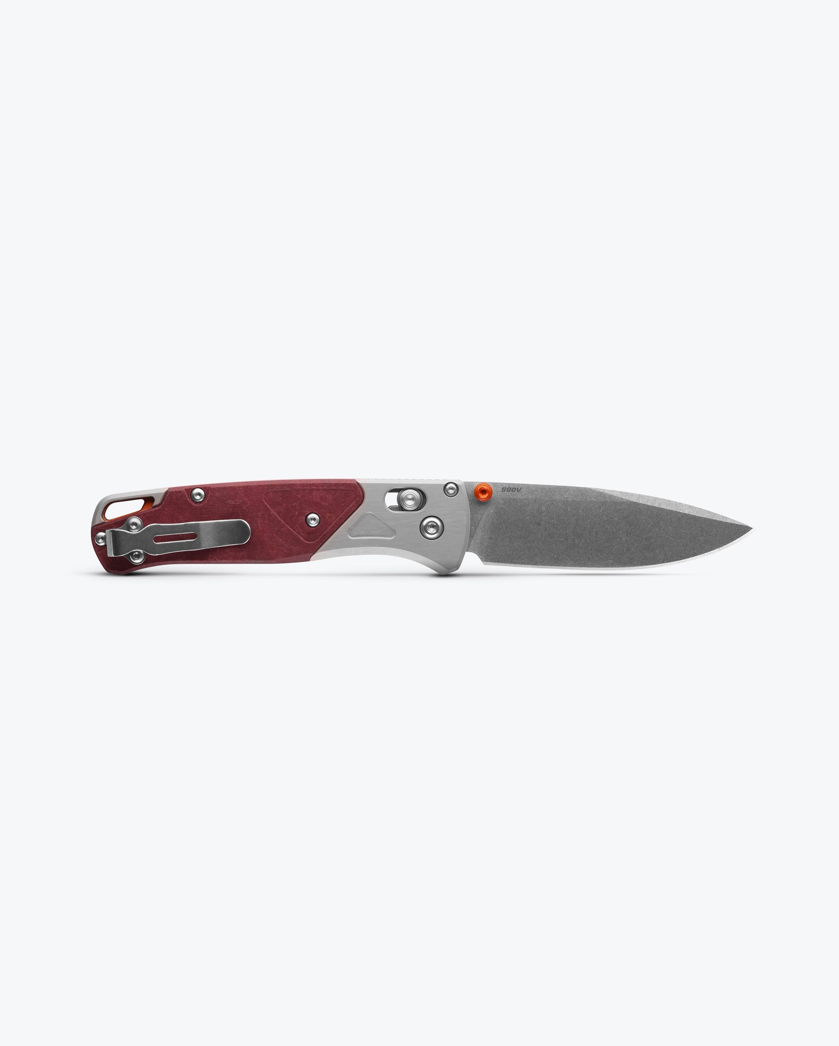 Benchmade Bugout® Grey Aluminium Redstone Richlite CPM-S90V Çakı
