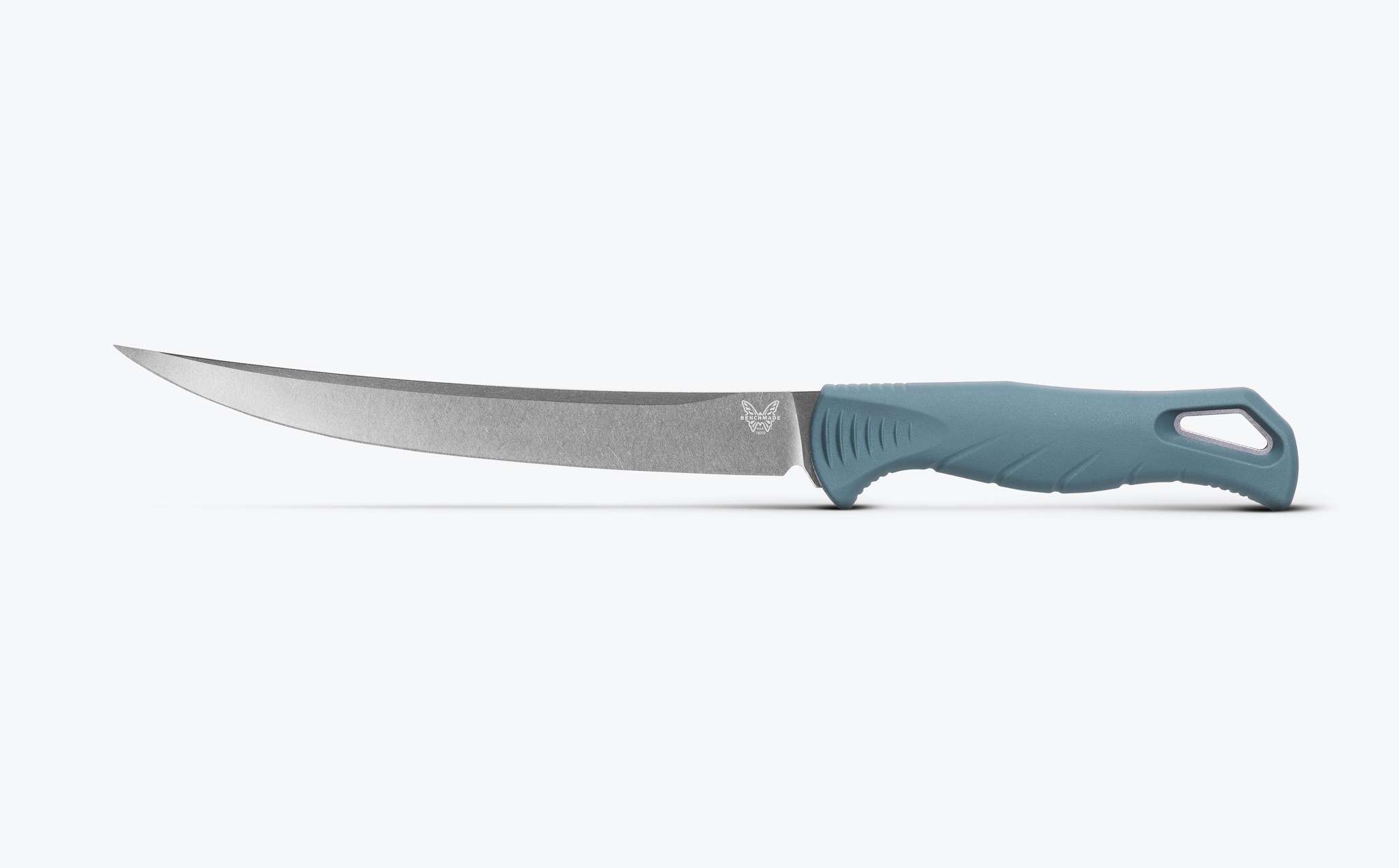 Benchmade Fishcrafter™ Depth Blue Santoprene Magnacut 7’’ Trailing Point Bıçak