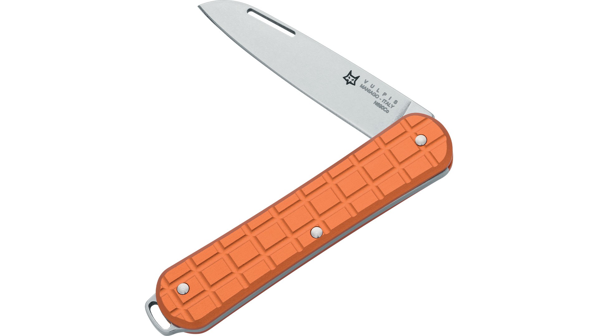 Fox Knives Vulpis 130 Grenade Aluminium Orange Çakı