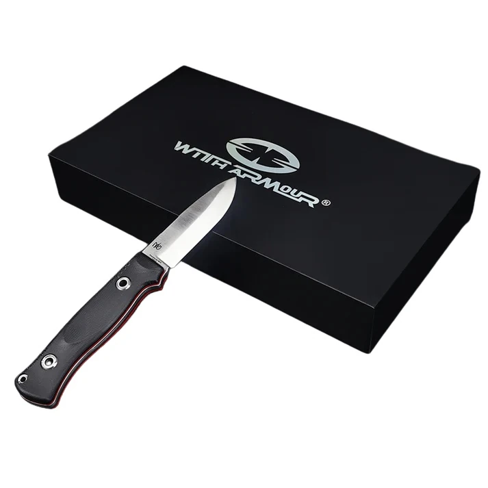 WithArmour® Professional Woodlands Black Micarta Convex Bıçak