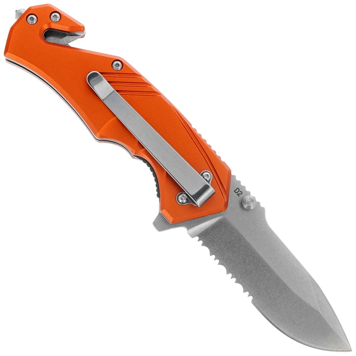 Black Fox Demand Orange Aluminium Satin D2 Çakı