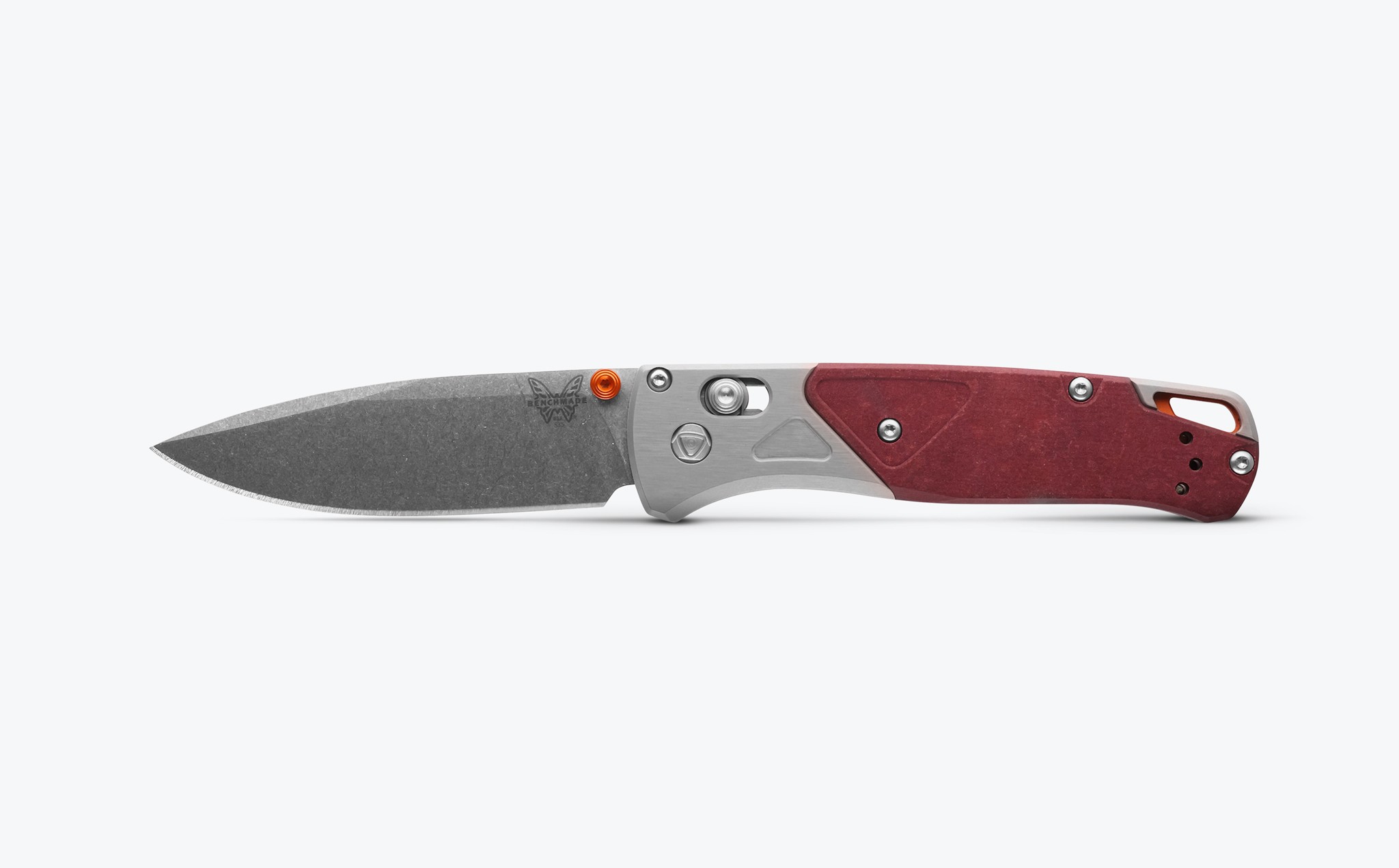Benchmade Bugout® Grey Aluminium Redstone Richlite CPM-S90V Çakı