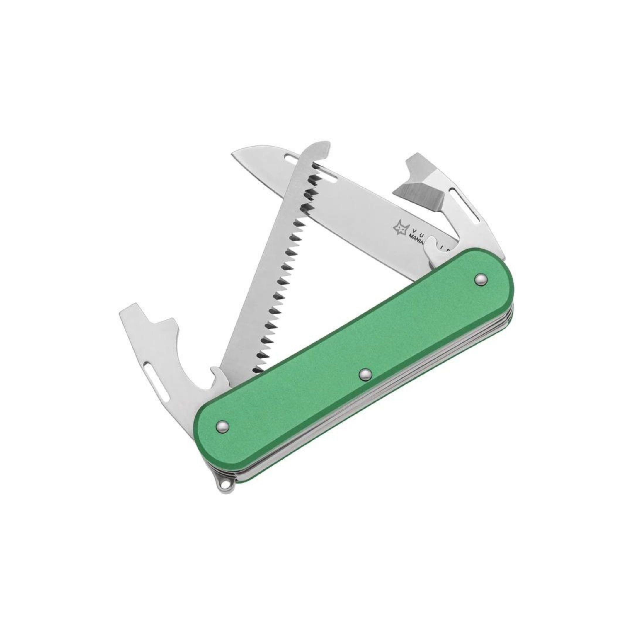 Fox Knives Vulpis 130-S4 OD Green Aluminium Çakı