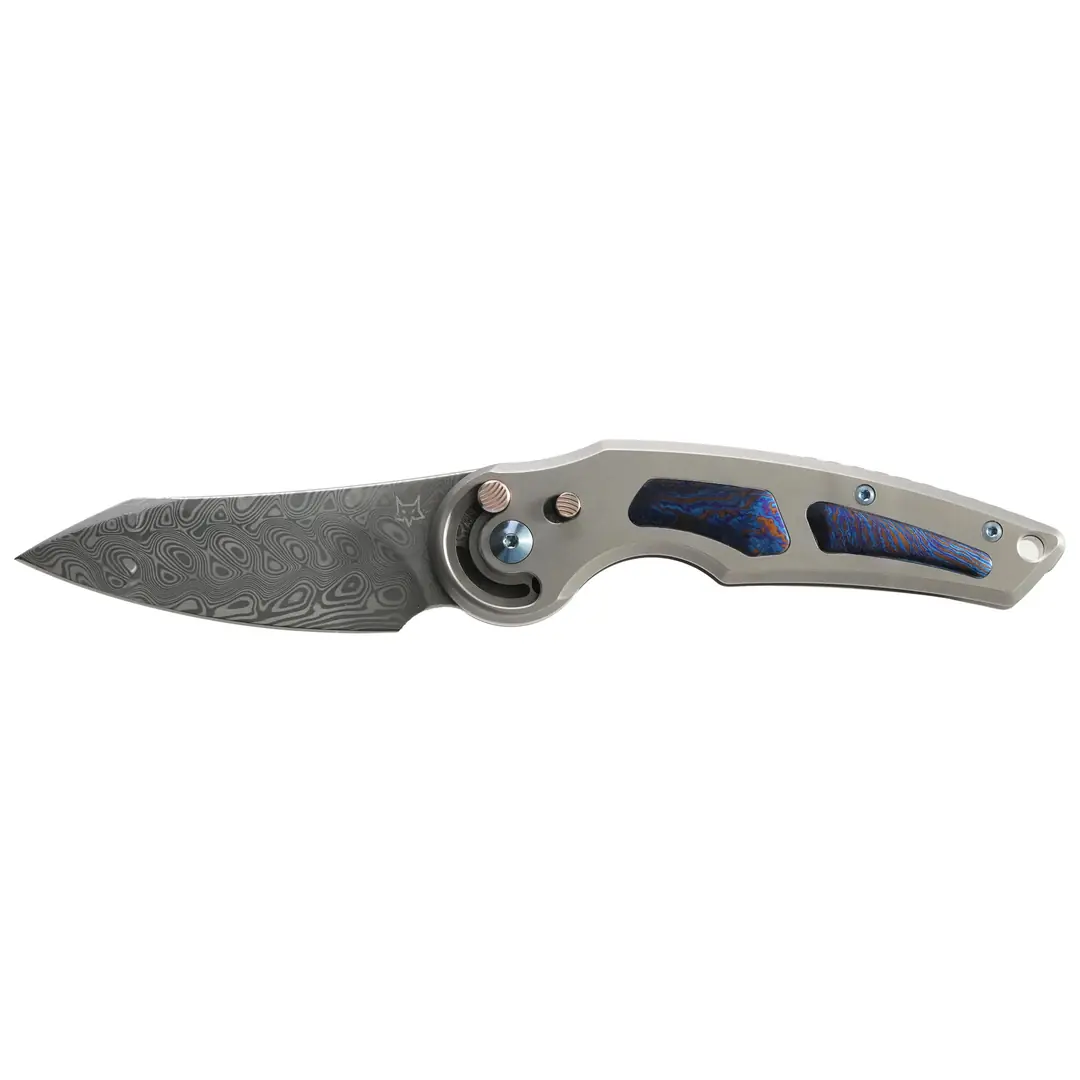 Fox Knives Jupiter Damasteel DS93X Titanium + Timascus Çakı