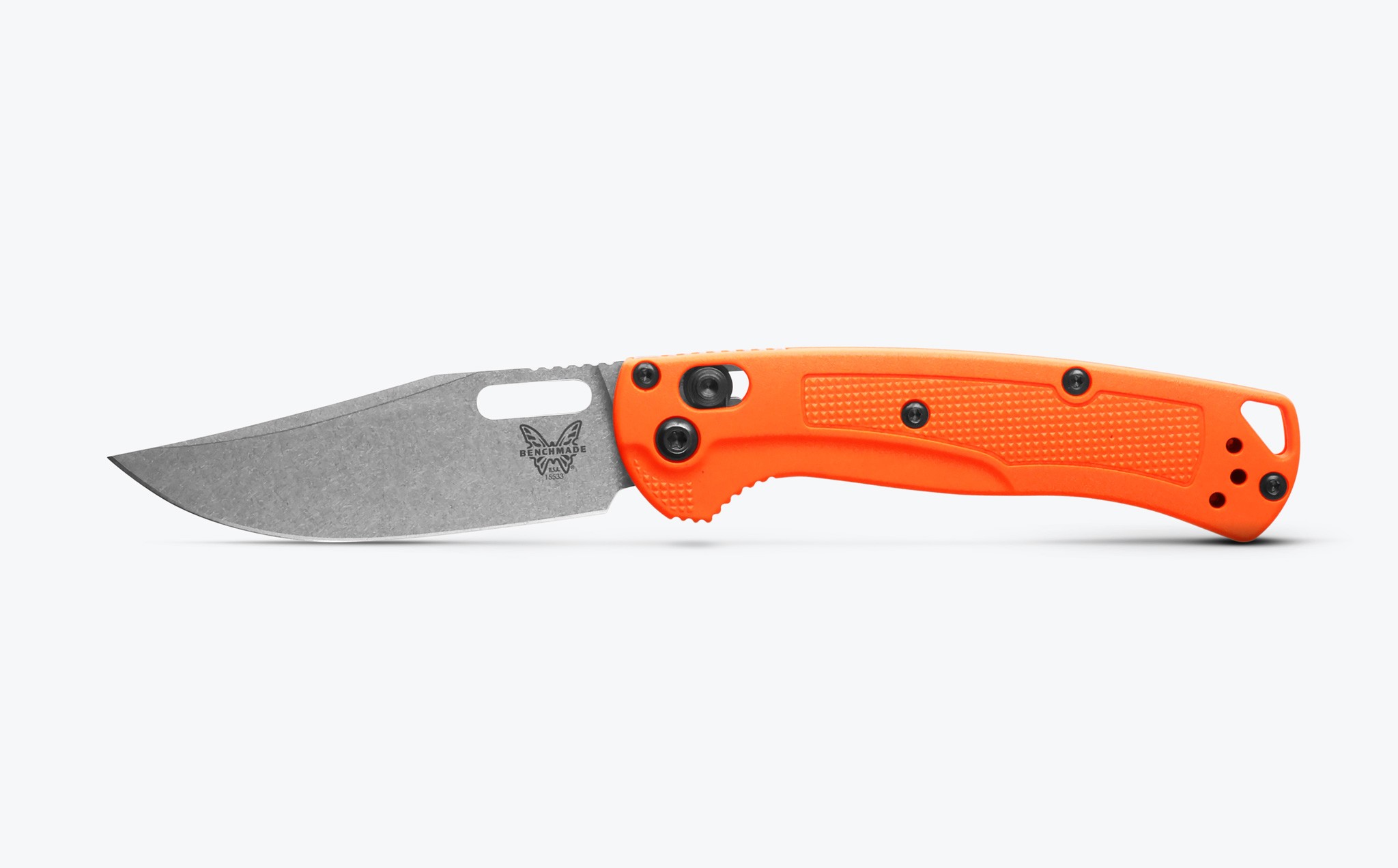 Benchmade Mini Taggedout® Orange Grivory® Çakı