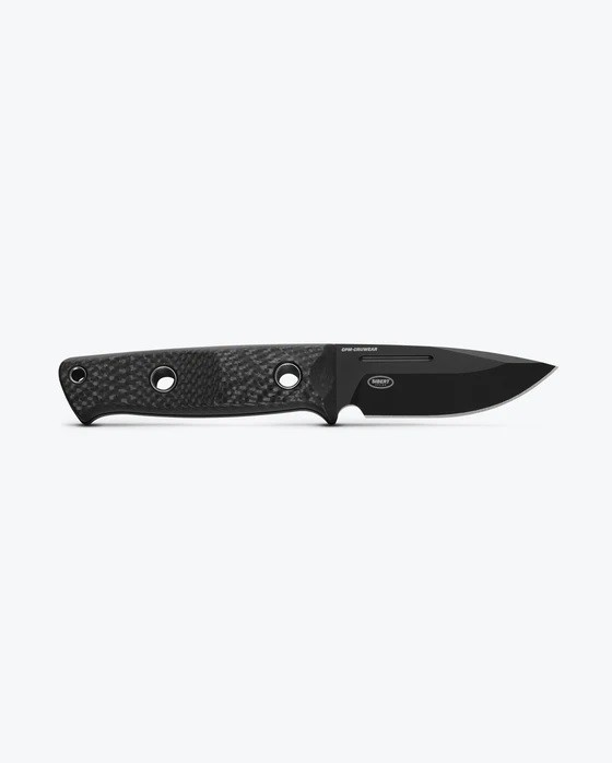 Benchmade Mini Bushcrafter Carbon Fiber Black Cerakote CPM-Cru-Wear® Bıçak