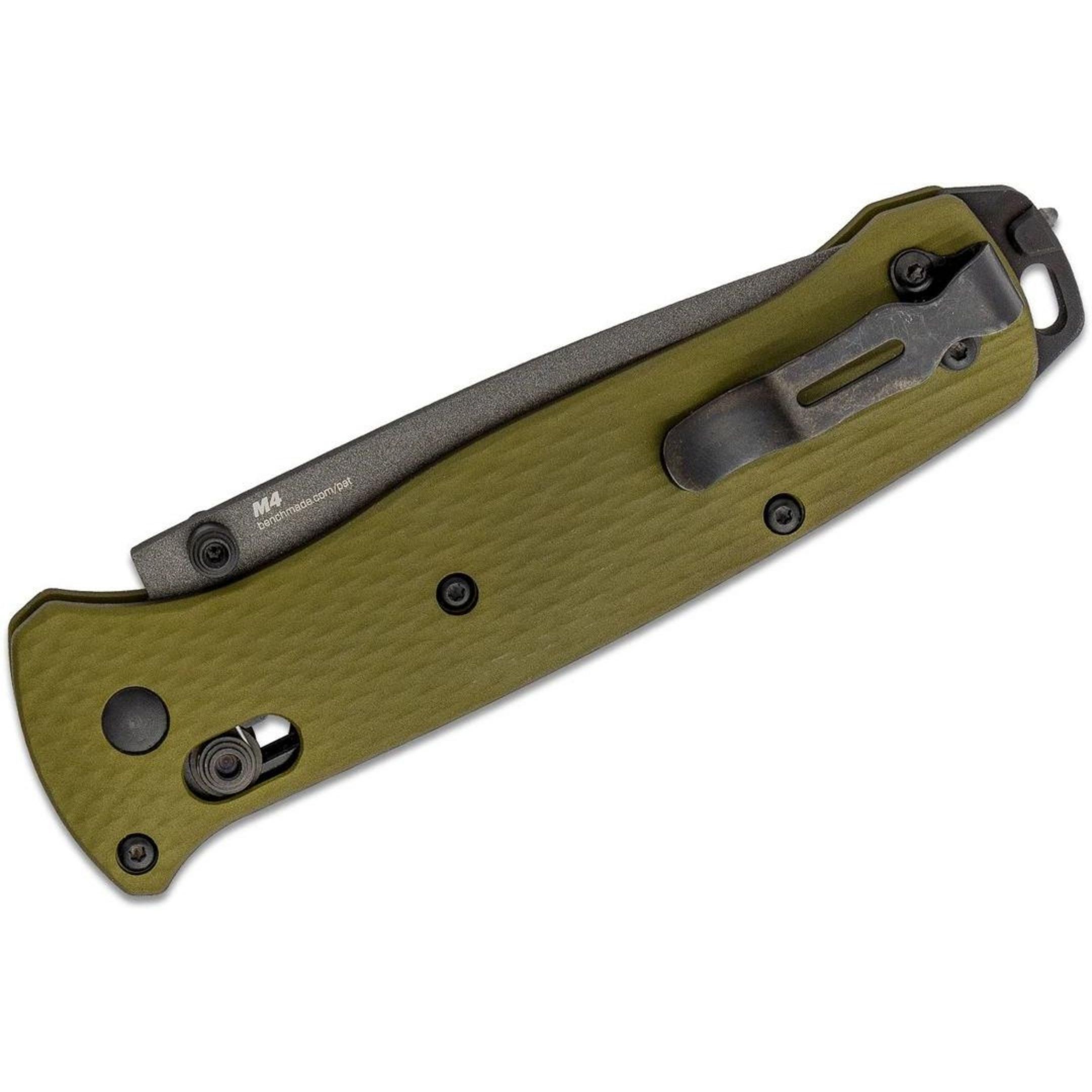 Benchmade Bailout® Woodland Green Aluminium Tanto Serrated Çakı