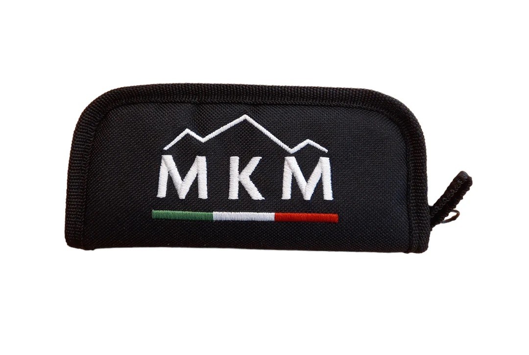 MKM Maximo Titanium Frame and Black Canvas Micarta Handle Çakı