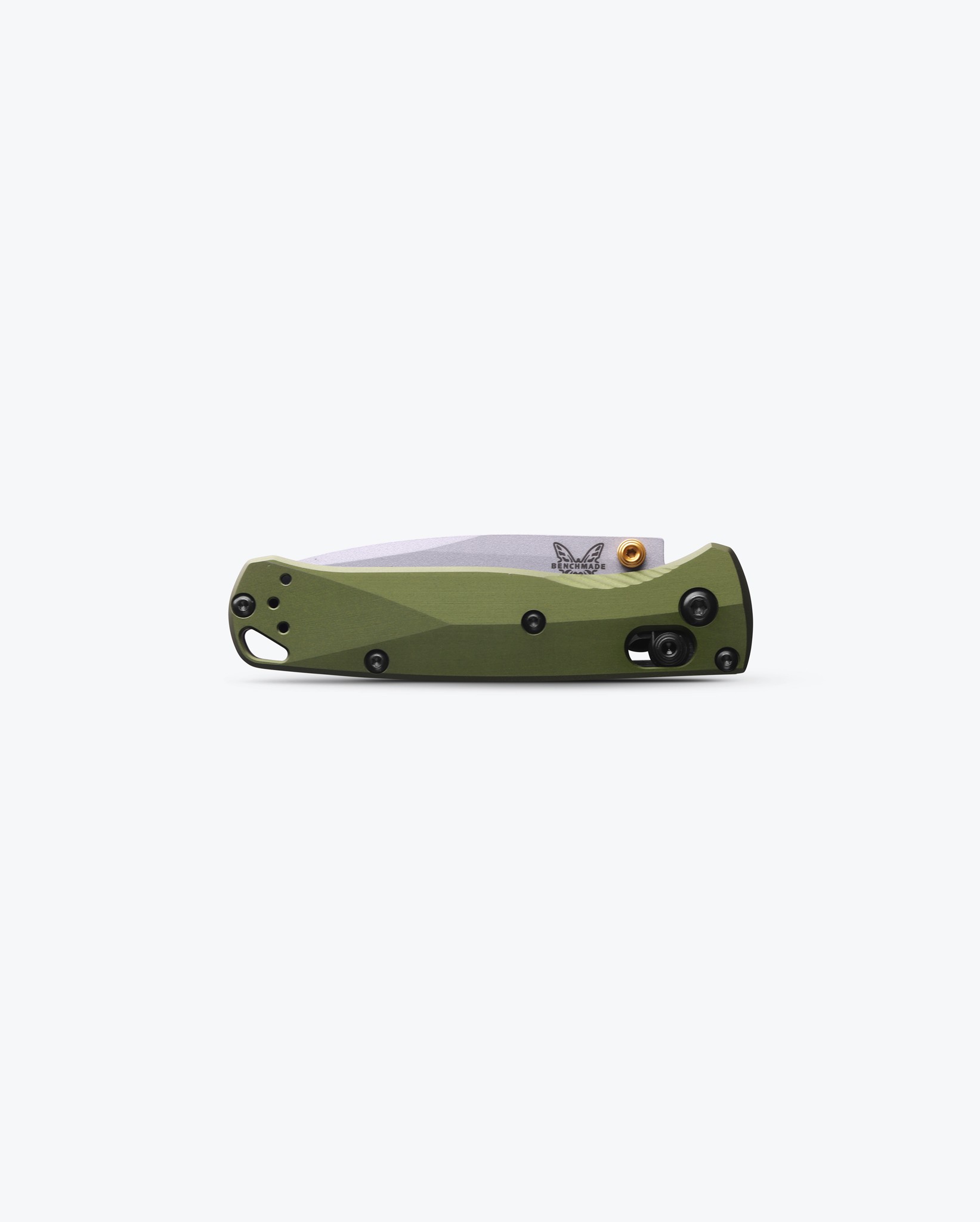 Benchmade Mini Bugout® Woodland Green Aluminium CPM-S90V Silver Çakı