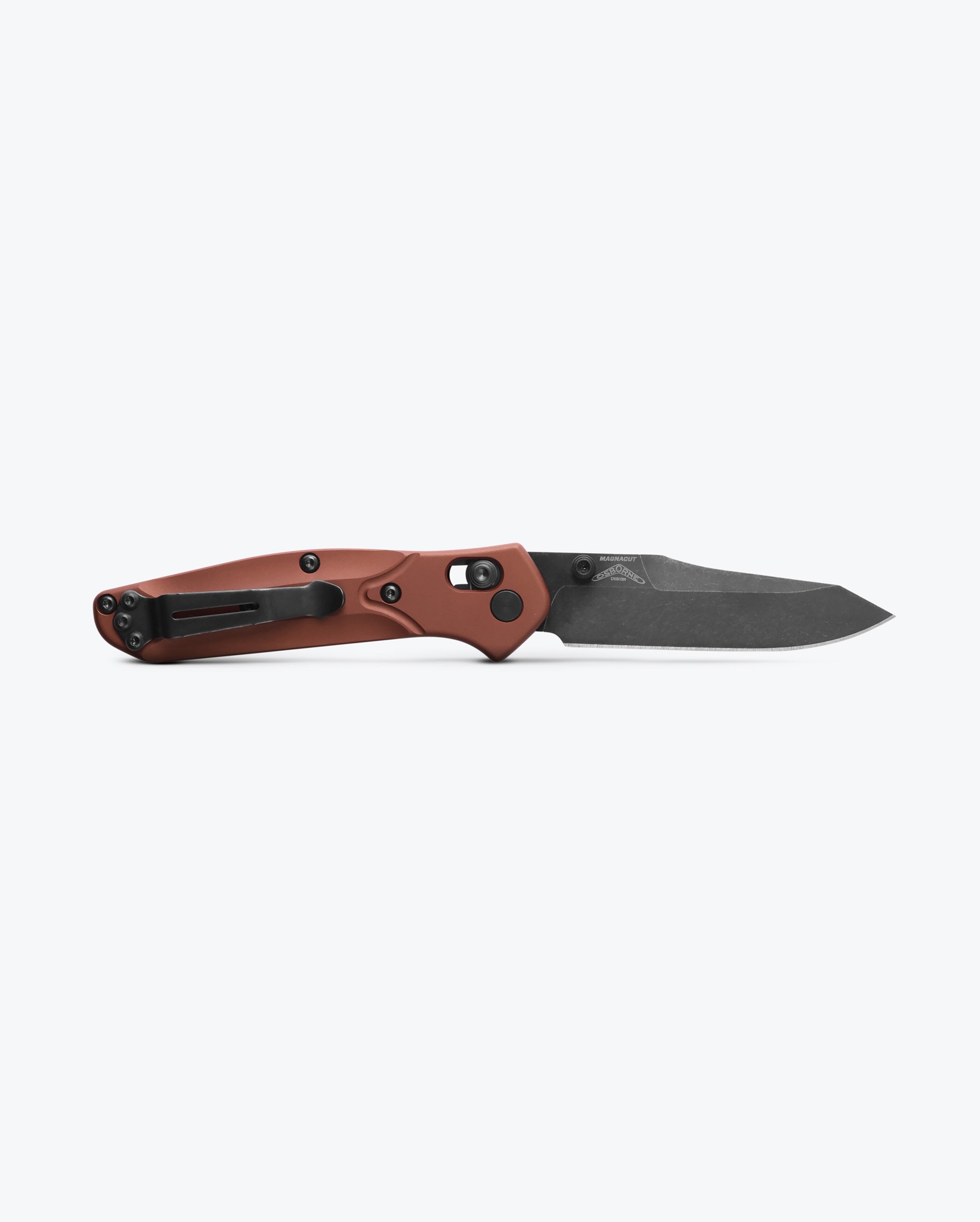 Benchmade Mini Osborne Reverse Tanto Burnt Copper Aluminum Battlewash Magnacut Çakı