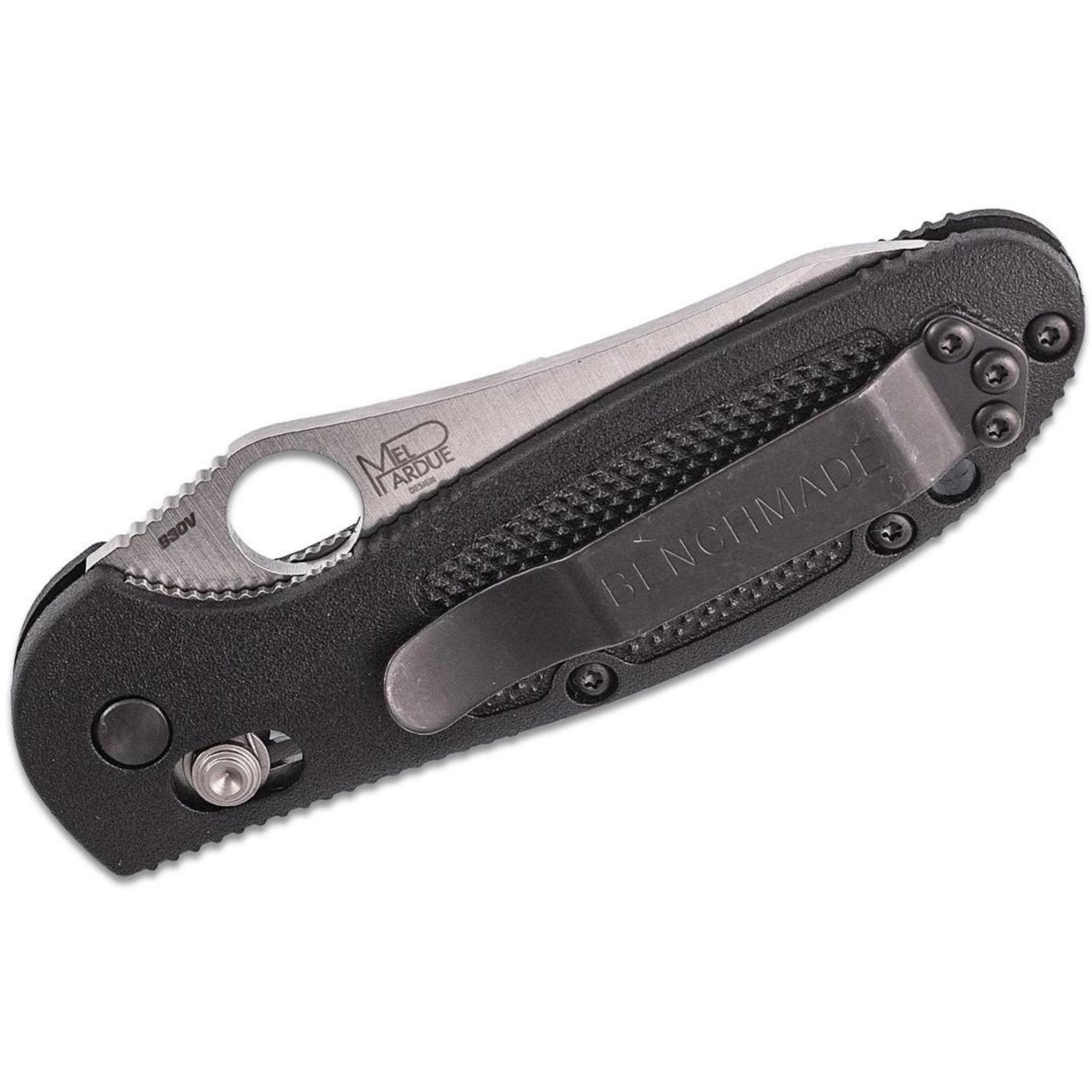 Benchmade Mini Griptilian® Black Grivory® Sheepsfoot Çakı