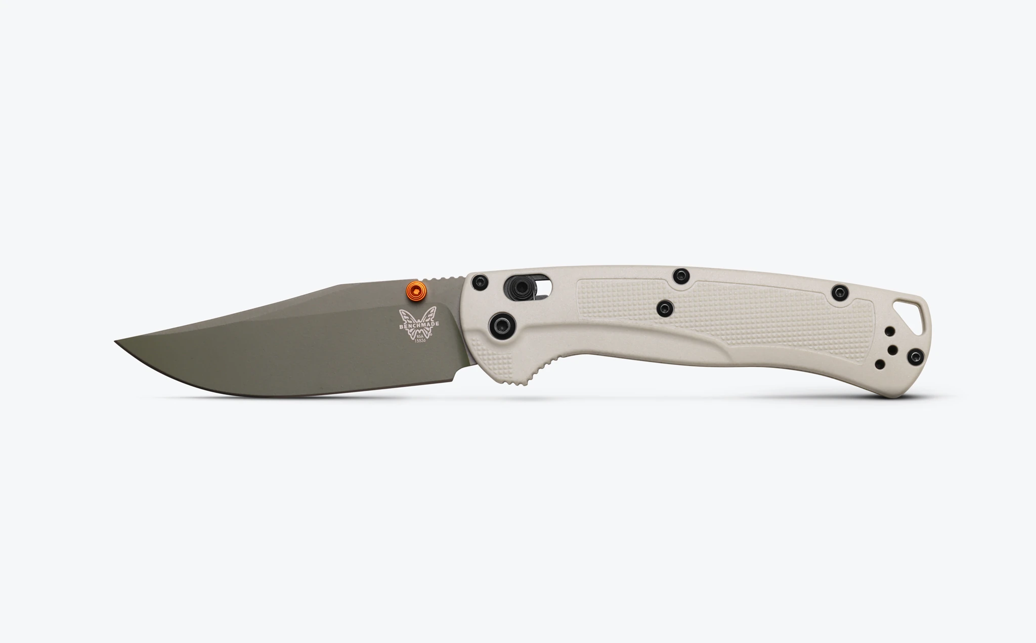 Benchmade Taggedout® Tan Grivory Forest Green Elmax Çakı