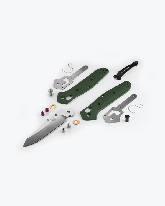 Benchmade Mini Osborne Reverse Tanto Green Aluminium Çakı