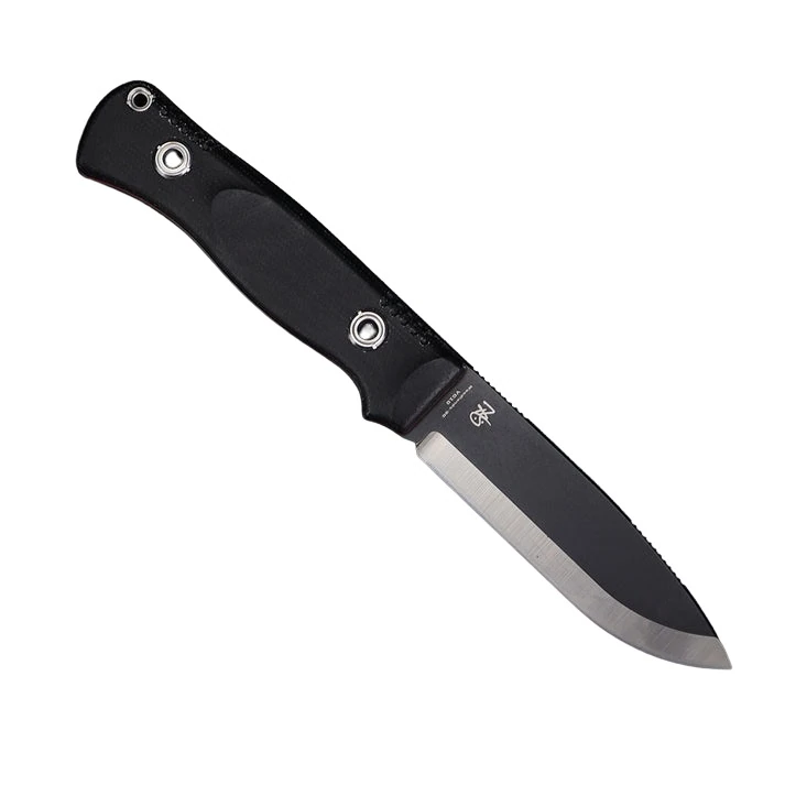 WithArmour® Professional Woodlands Black Micarta Scandi Bıçak
