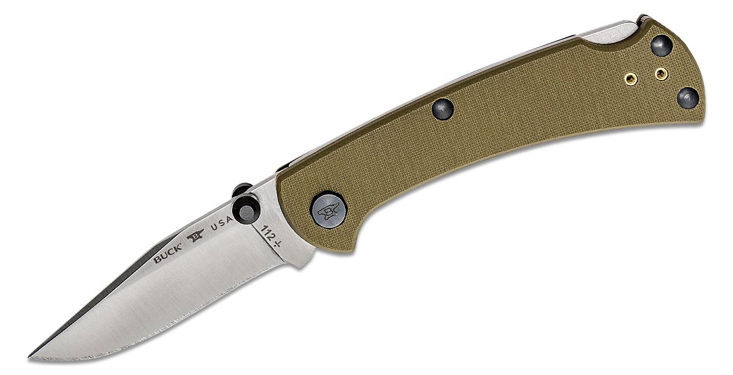 Buck 112 Slim Pro TRX OD Green Çakı