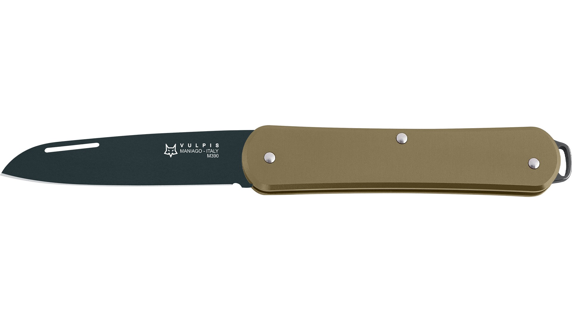 Fox Knives Vulpis 130 Brass Black Çakı