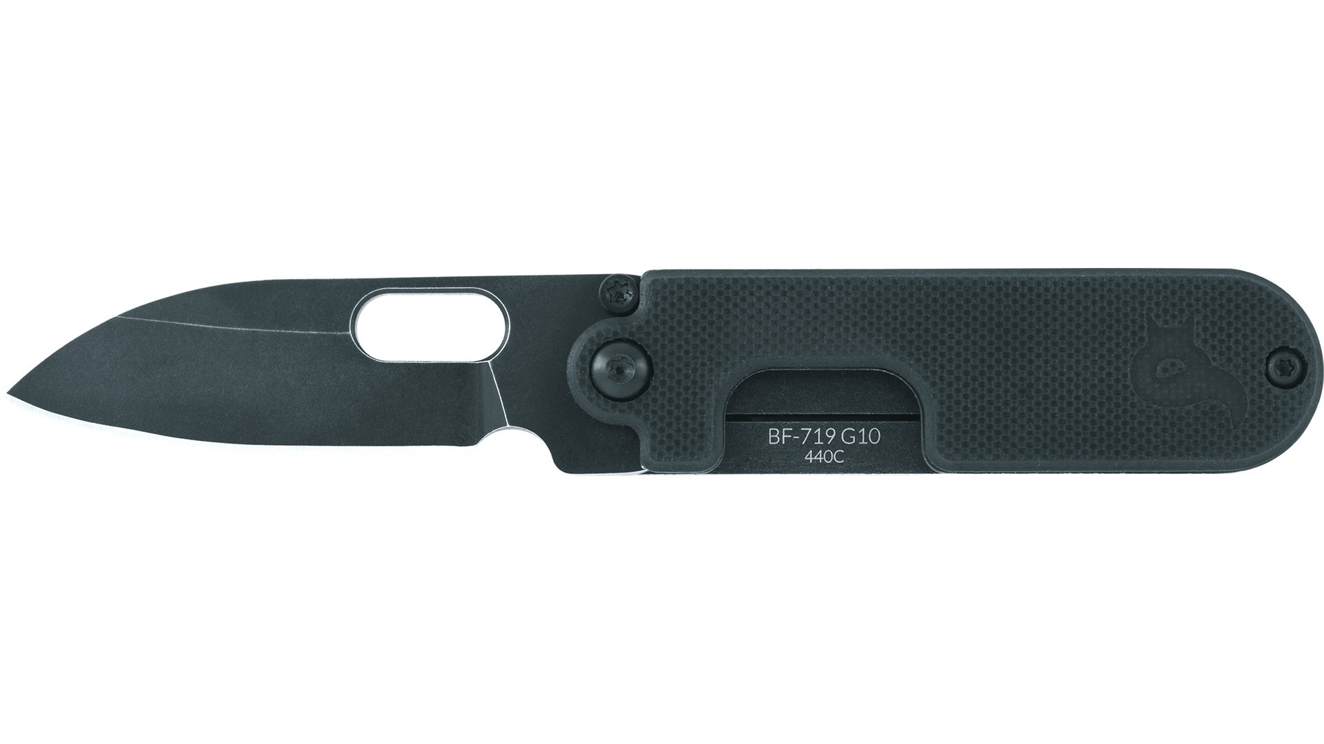 Black Fox Bean Gen2 440C Black G10 Çakı