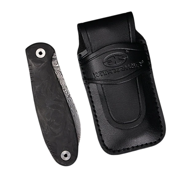 WithArmour® Professional FoldMuk² Carbon Fiber Damascus Çakı