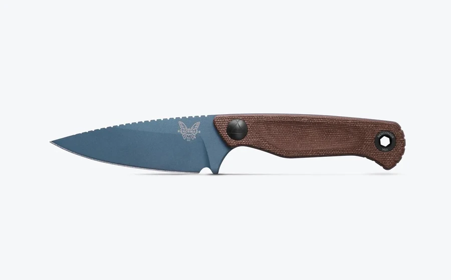 Benchmade Dacian™ Brown Canvas Blue Titanium Magnacut Bıçak