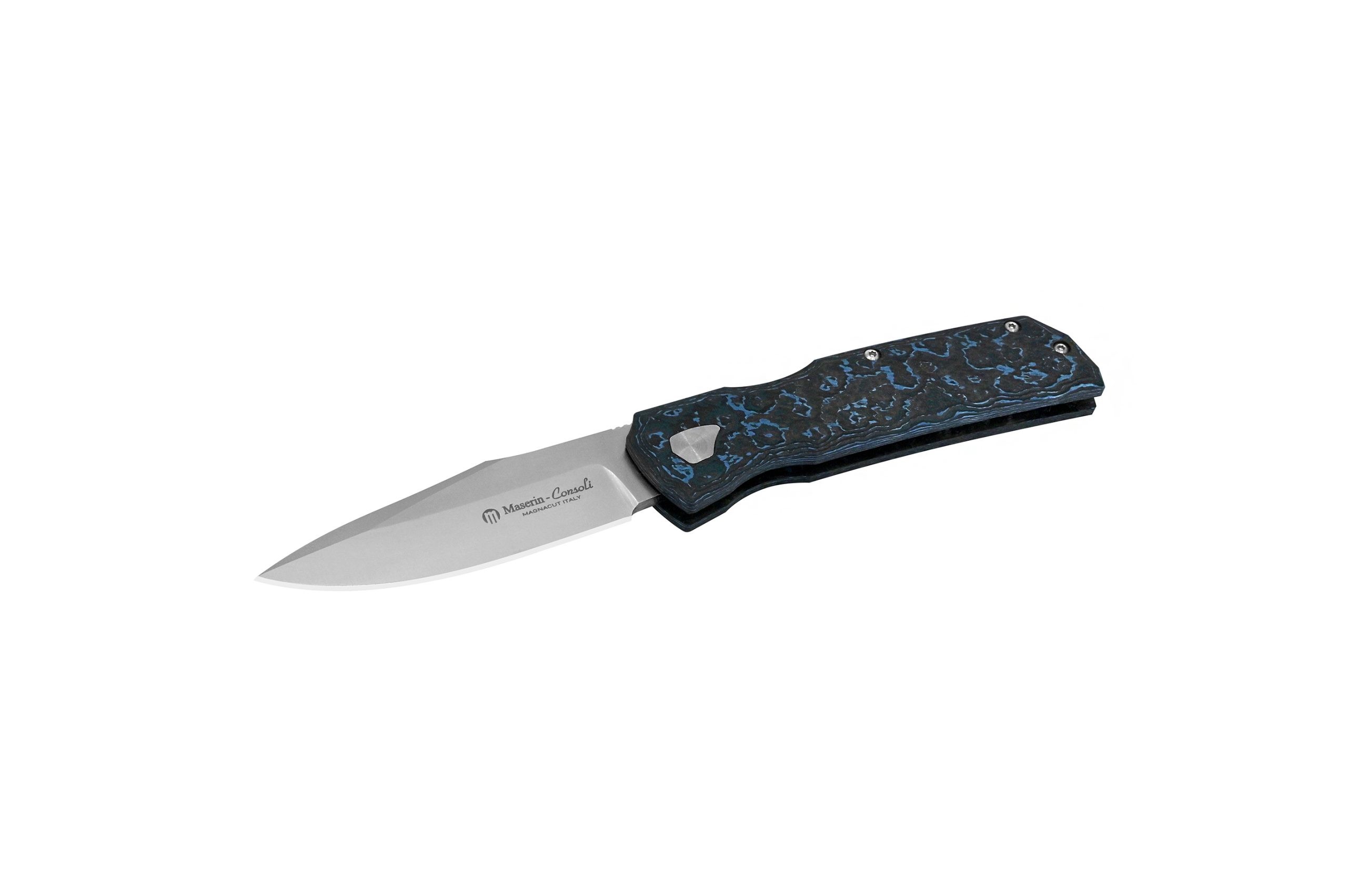 Maserin Power MagnaCut Blade Arctic Storm Fat Carbon Handle Çakı