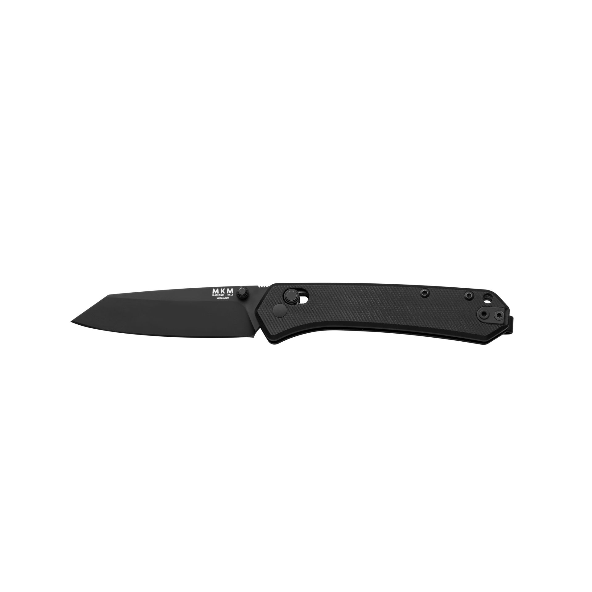 MKM Yipper Black Top Shield® Magnacut Black G10 Çakı